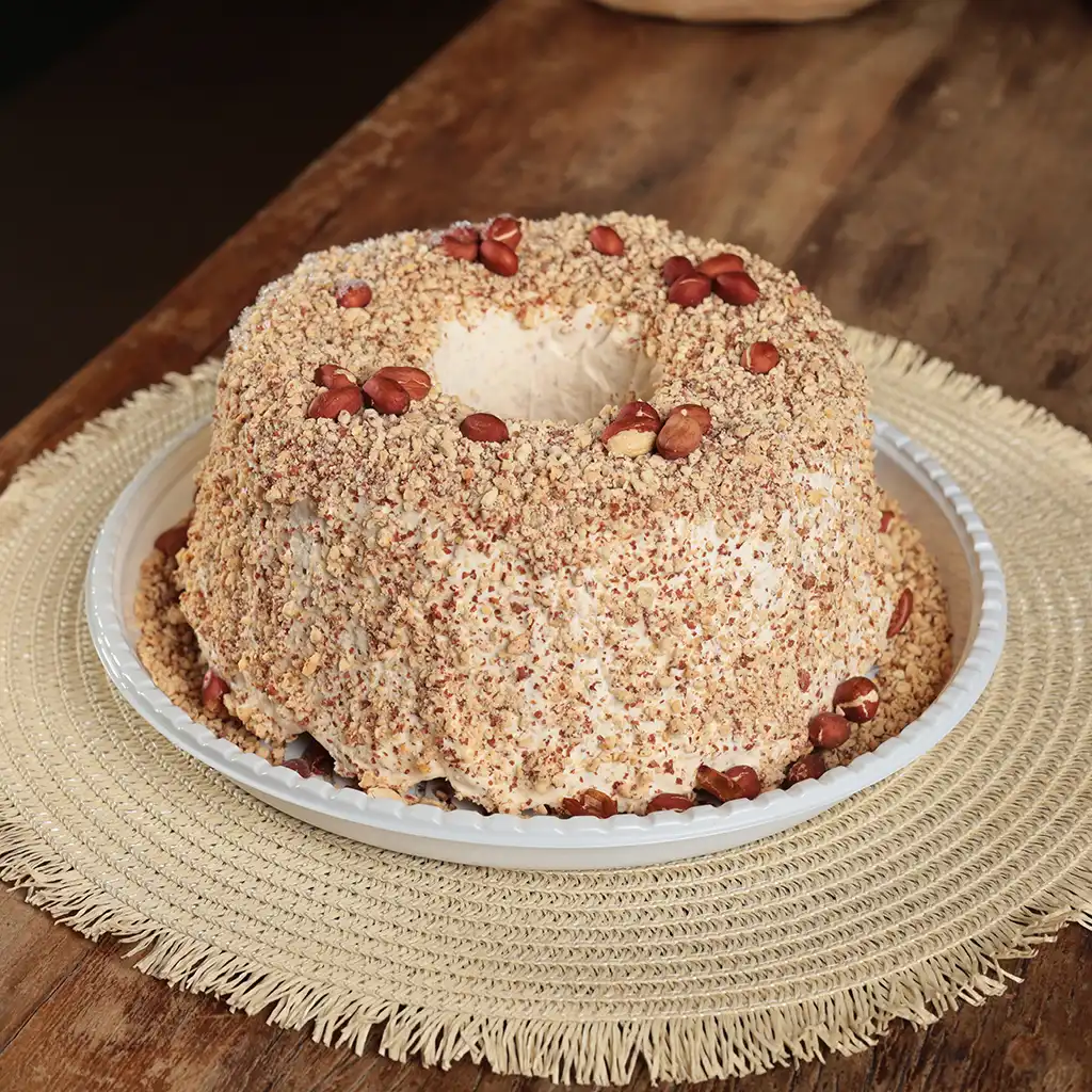 Torta de Amendoim Casa das Massas Elis