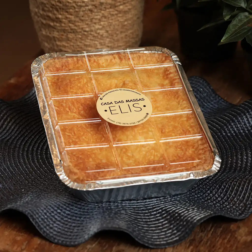 Torta Delícia Pequena Casa das Massas Elis